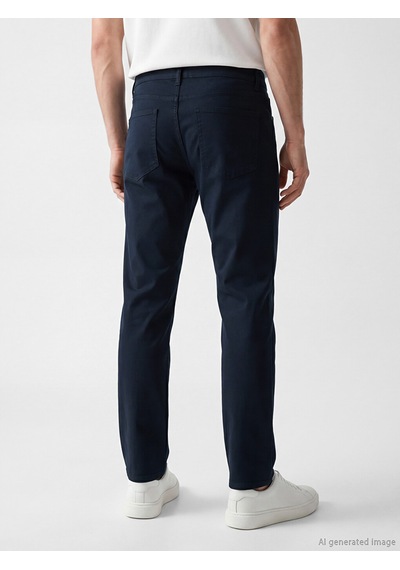 Lcwaıkıkı Classic Lacivert Regular Fit Gabardin Erkek Chino Pantolon