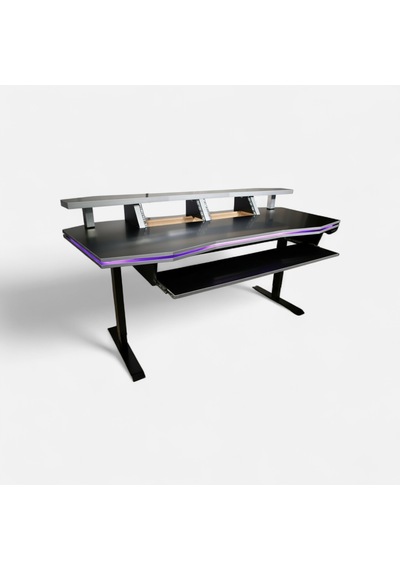 Monodesk Premium Edition Stüdyo Masası Mat Siyah 200 Cm.