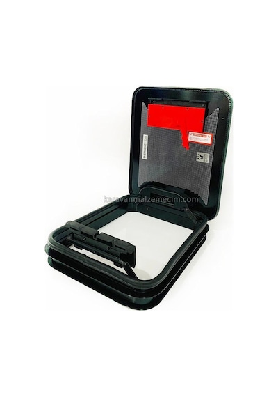 Cam Tavan Havalandırma 50x50cm 90 Açılır Acil Çıkışlı Tavan Heki-35 Çok Renkli