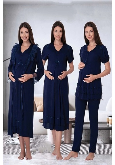 Effortt Lohusa 4'lü Set Lacivert - 8026 Lacivert