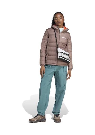 Earstr/trabrn Adidas Kadın Koşu - Yürüyüş Mont W Mt Down H J Earstr/trabrn Jz9992 Kahverengi