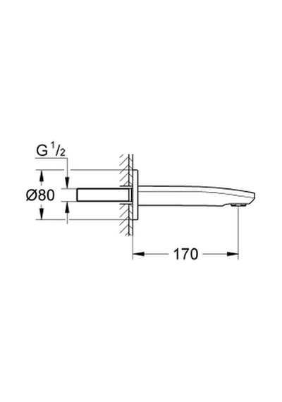 Grohe Eurostyle Cosmopolitan Çıkış Ucu - 13276002 Diğer