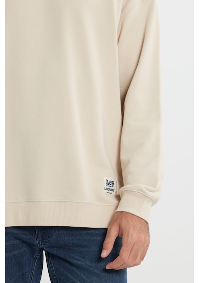 Lee Loose Fit Rahat Kesim Bisiklet Yaka %100 Pamuk Bej Sweatshirt L241744614 Bej