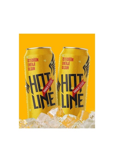 Hot Line Enerji İçeceği 250 Ml 24 Lü Kutu Yüksek Enerji & Avantajlı Paket