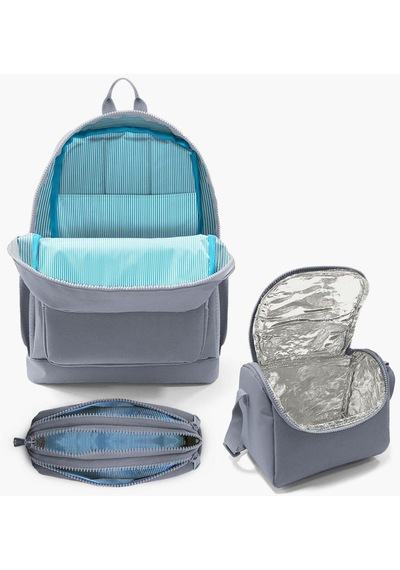 Coral High Kids Civit Neon Turuncu Kaykay Desenli 3'lü Okul Çanta Seti Set0123723