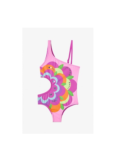 Penti Pembe Kız Çocuk Flower Mayokini