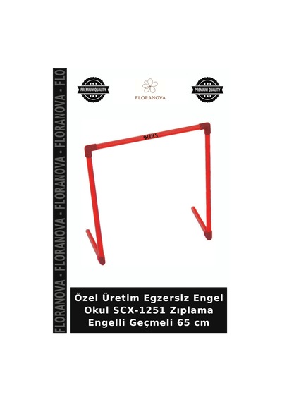 Özel Üretim Egzersiz Engel Okul Scx-1251 Zıplama Engelli Geçmeli 65 Cm