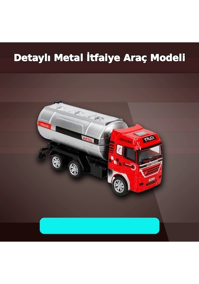 11,5 Cm Die-cast Metal Model Araç - Eco Lounge Serisi - İtfaiye, Tanker Veya Kurtarıcı Seçeneği