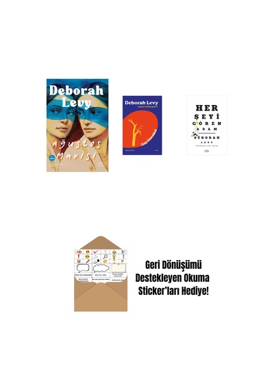 Ağustos Mavisi + Yaşamanın Bedeli + Eve Yüzerken + Okuma Sticker'ları