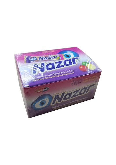 Nazar Tekli Böğürtlen Aromalı Sakız 100'lü