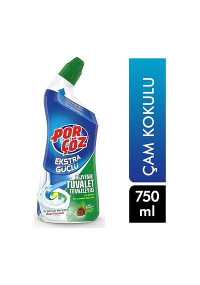 Porçöz Tuvalet Temizleyici 750 Ml Çam Kokulu 24'li Paket