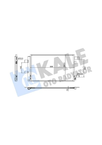 Klıma Radyatoru Kurutuculu Subaru Xv 1.6 17 606x352x12