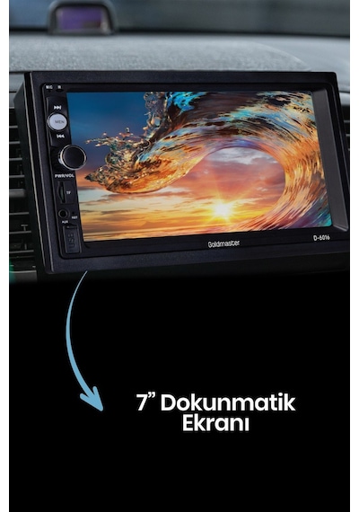Goldmaster D-6016 Double Din Oto Teyp 3002167