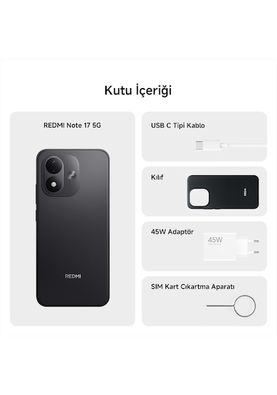 Xiaomi Redmi Note 17 5G 6 GB 128 GB (Xiaomi Türkiye Garantili)