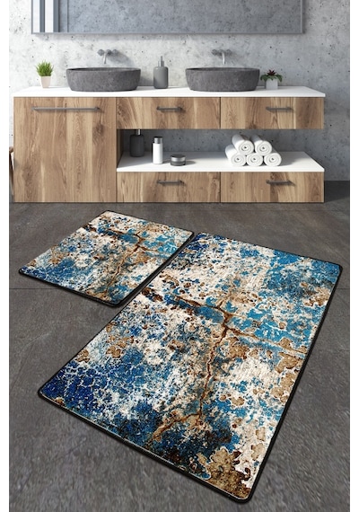 Be Lost Banyo Halısı Djt 2 Li Set Çok Renkli