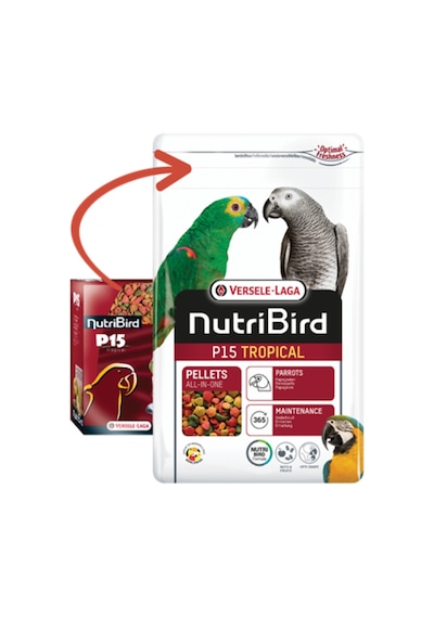 Versele - 827 - Laga Nutrıbırd P15 - Csmo-tex - Tropıcal 1kg
