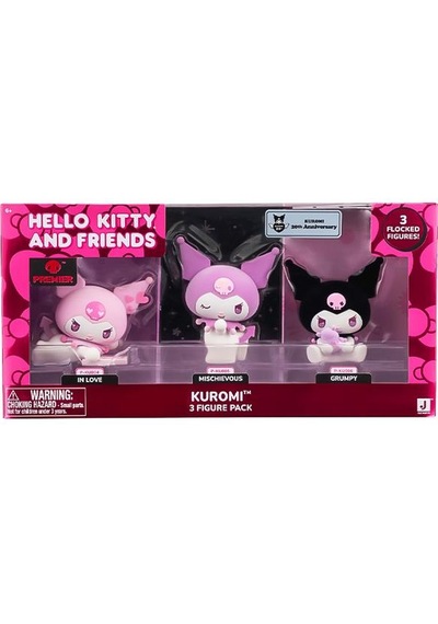 Hello Kitty Ve Arkadaşları Kuromi 3 Lü Figür Paketi Hkt0460