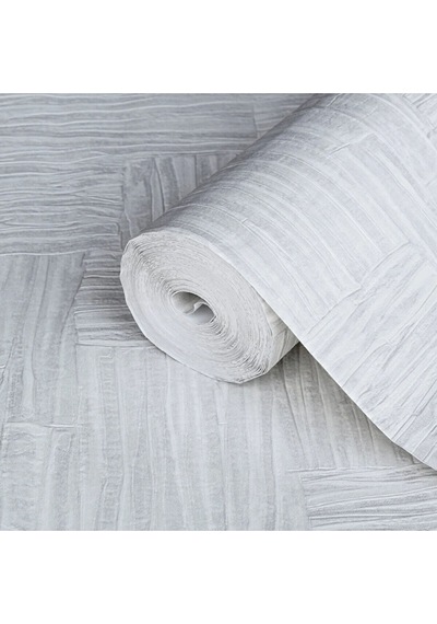 Adawall Muse Koleksiyonu- 25101-1 Gri Dokulu Silinebilir Nonwoven Vinil Duvar Kağıdı- Açık Gri, 1.06x15.6m - 16.5m² Krem