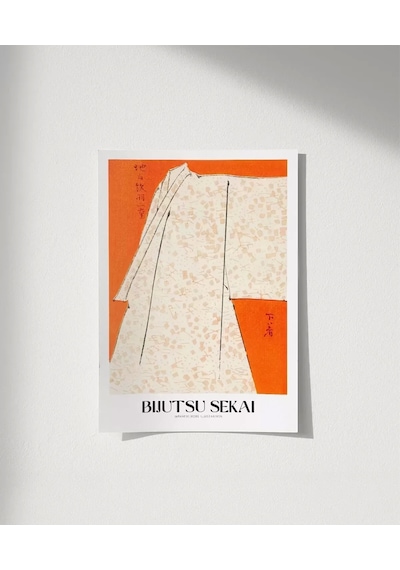 Çerçevesiz Poster Bijutsu Sekai Japon Elbise