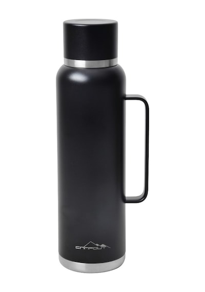 Nurgaz Campout Çift Katmanlı Termos 1500 ML Siyah