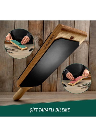 Beavercraft Ls1p1 Bıçak Bileme Ve Masat Seti Kanca Bıçaklar Ve Bükülmüş Iskarpelalar İçin , 4 Parça