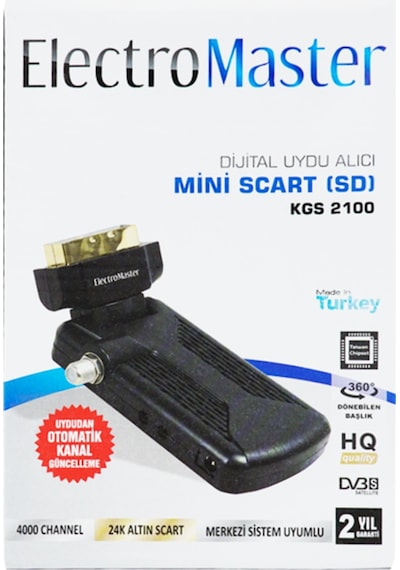 Electromaster Mini Scart Uydu Alıcı