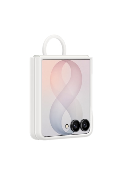 Samsung Galaxy Uyumlu Z Flip8 Silikon Yüzüklü Magnet Kılıf
