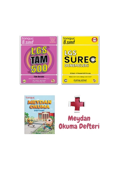 Lgs Tam 500 Soru Bankası Ve Lgs Süreç Denemeleri + Meydan Okuma Defteri - Tonguç Yayınları