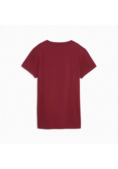 Puma Ess No. 1 Logo Tee S Bordo Kadın T-shirt 682371-23