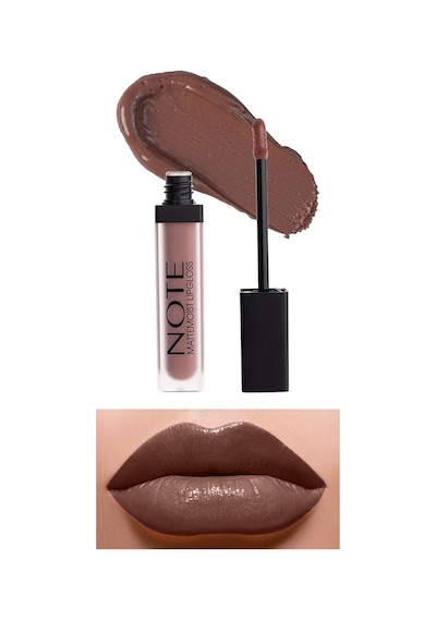 Note Cosmetique Mattemoist Lipgloss Yarı Mat Saten Bitişli Likit Ruj 412 Forever Nude - Nude