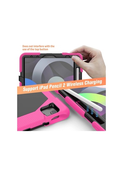 Apple İpad Pro 11 2020 Kılıf Griffin Tablet Kapak - Pembe Arka Kapak