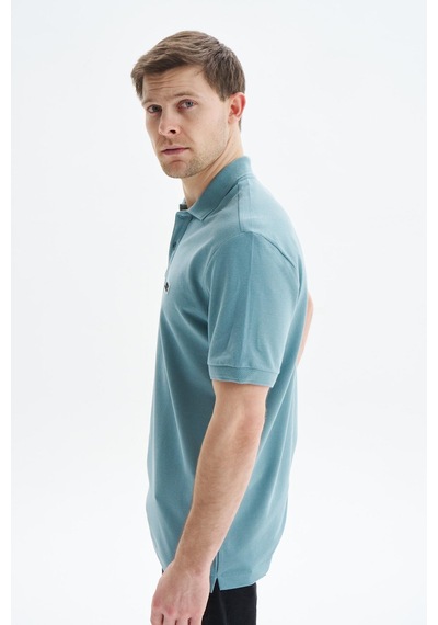 AR-MA Arma Erkek Regular Fit Basic % 100 Pamuk Pike Polo Yaka Tişört Y29374354102 Mavi