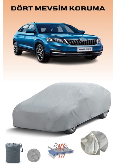 Skoda Kamiq 2018 - 2021 Araba Brandası Oto Branda Gri