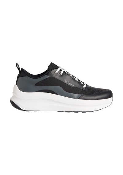 Erkek Chunky Runner Laceup Mix Aop Ayakkabı Ym0ym0145601f Siyah