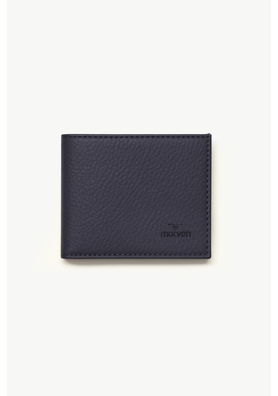 Morven Erkek Lacivert Basic %100 Deri Cüzdan 26mc052001200 Lacivert
