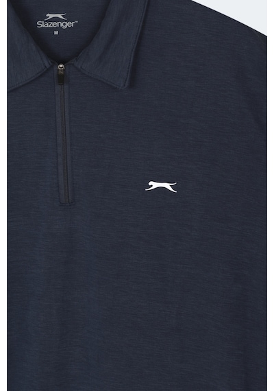 Slazenger Khan Erkek Polo Yaka Lacivert Tişört