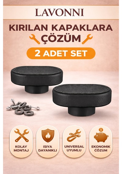 Bakalit Soft Dokulu Tencere Tepesi ( 2 adet )