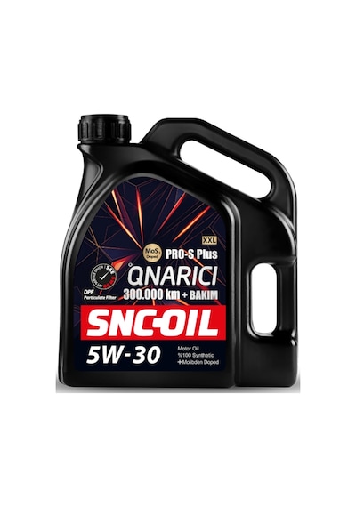Snc Oil 300.000 Km + Bakım Pro-S Plus xxl Onarıcı 5W-30 Dpf Sentetik Motor Yağı 4 L