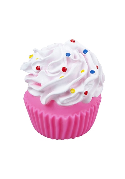 Vinyl Cupcake Kedi Oyuncağı 7 x 7 x 8.5 CM