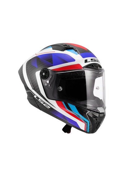 Ls2 Thunder Karbon Gp Aero Raute Mavi-kırmızı Kask Mavı-kırmızı