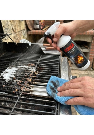 Şömine Ve Soba Camı Temizleme Spreyi 500 Ml - Izgara, Fırın, İs, Kurum, Yanık Cam Temizleyici Sprey