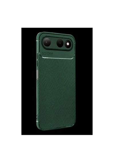 Newface Tecno Spark 50 5g Auto Focus Karbon Kapak - Yeşil