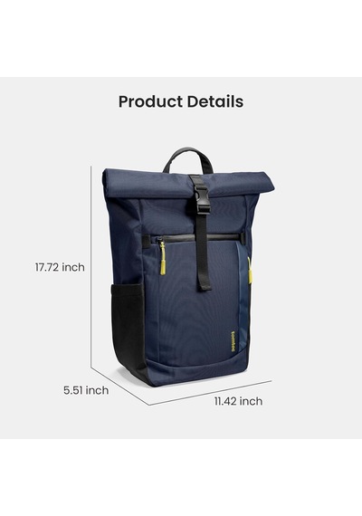 Tomtoc Flap Laptop Sırt Çantası, 17-23 Litre Düşünceli Tasarım, 1 Diğer