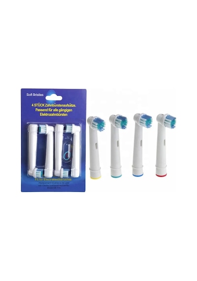 Lovyco Cross Action 4’lü Oral-B Uyumlu Dış Fırçası Yedek Başlığı