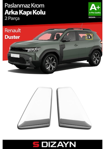 S-dizayn Renault Duster Krom Arka Kapı Kolu 2 Prç. 2024 Üzeri A+ Kalite