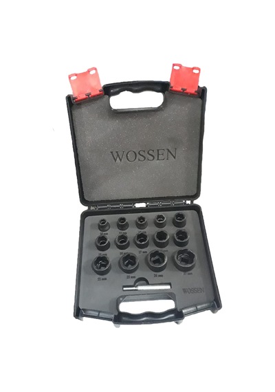 WOSSEN 1/2" TWİST LOKMA SETİ TAM 15 PARÇA 41100