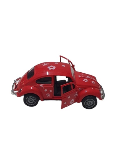 Vosvos Araba - Sürtmeli Desenli Kırmızı - Jw567-060