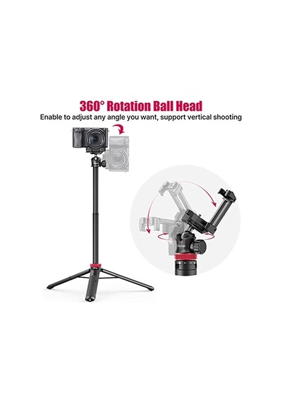Marie Ann Ulanzi Mt-44 Uzatılabilir Vlog Tripod Siyah Standart