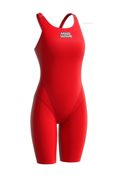 Madwave Mad Wave Kadın Jammer Bodyshell Yarış Mayosu - Kırmızı - Xs/uk24/ Kırmızı