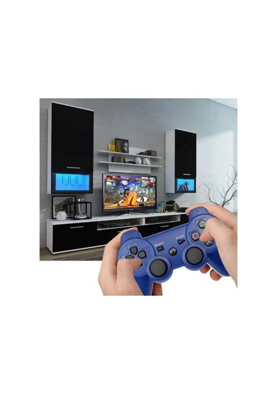 Leons Oyun Kolu Ps3 Uyumlu Gamepad Kol Ps3 Uyumlu Kablosuz Analog Oyun Kolu Şarjlı